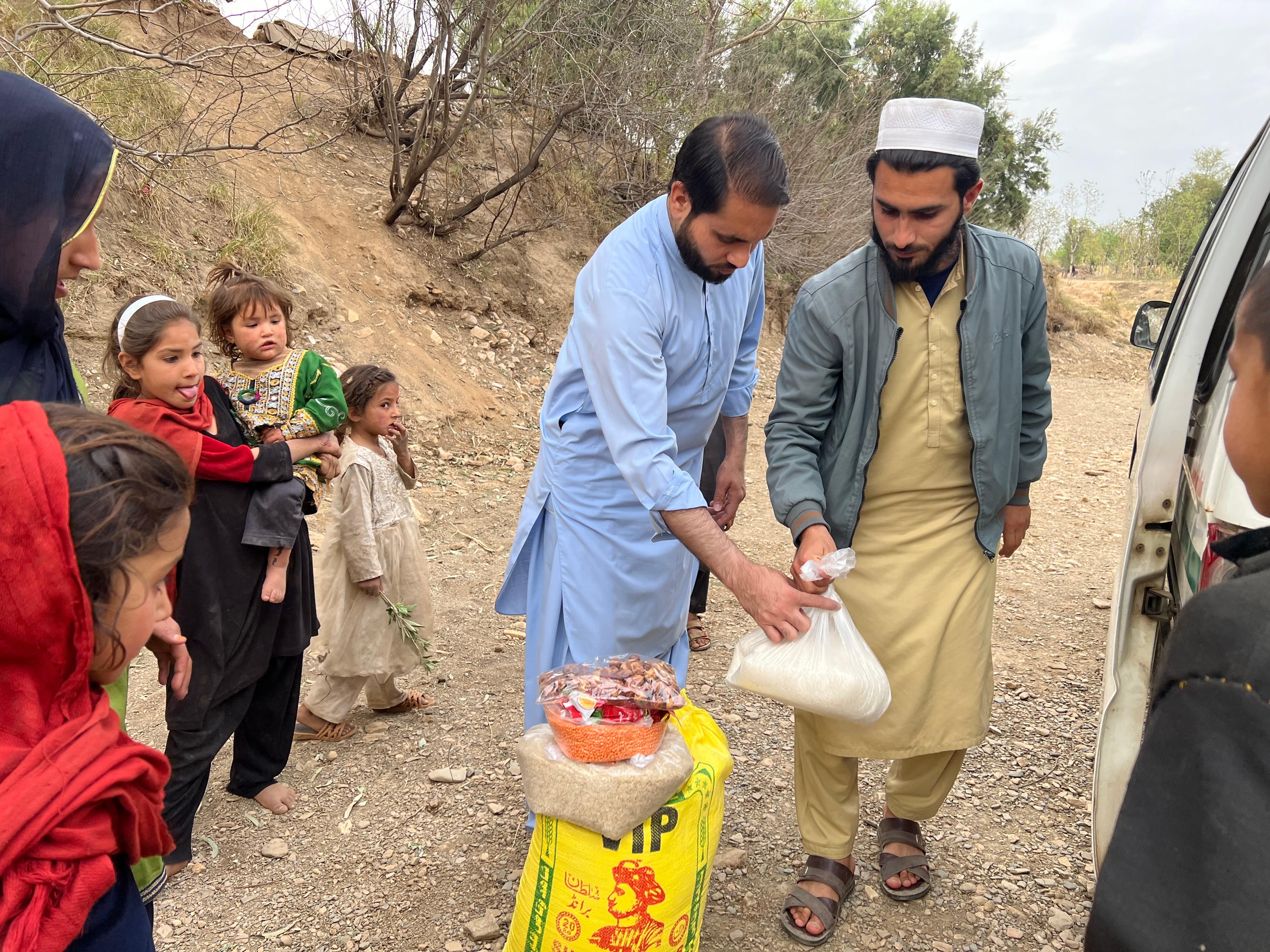 Community food support in District Khyber
